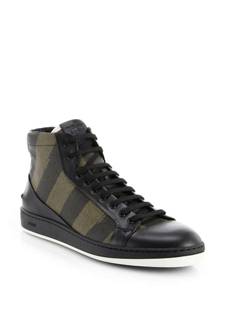 fendi high top sneakers men's.